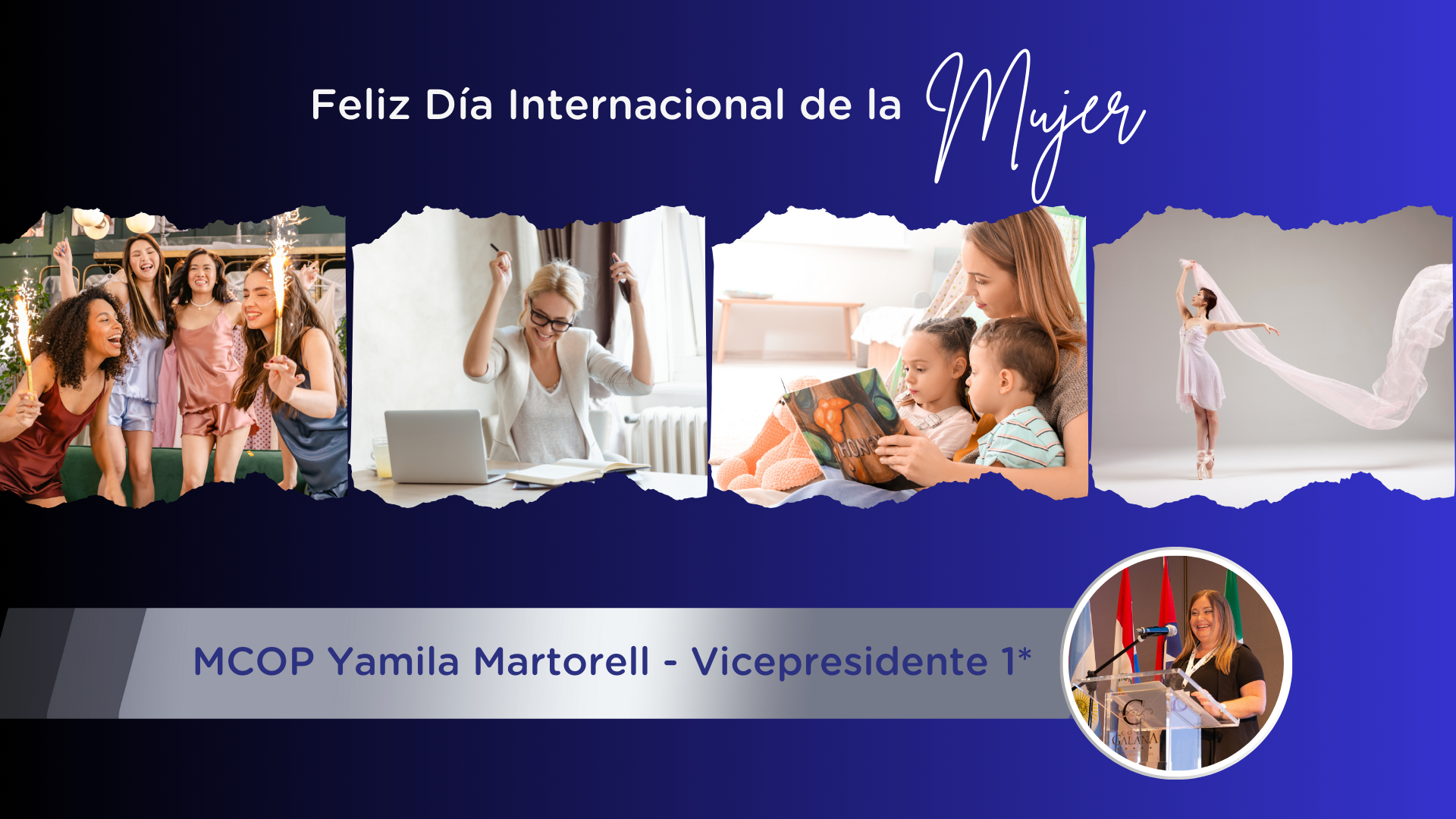 Carta de nuestra Vicepresidente 1*, MCOP Yamila Martorell por el Día Internacional de la Mujer | imagen