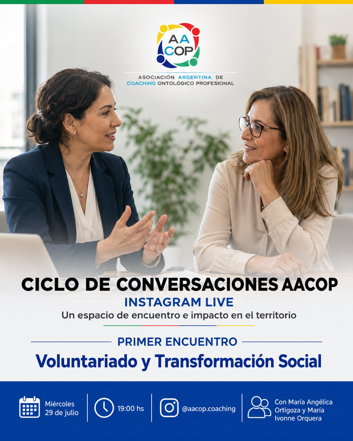 Ciclo de Conversaciones AACOP  en vivo por Instagram | imagen